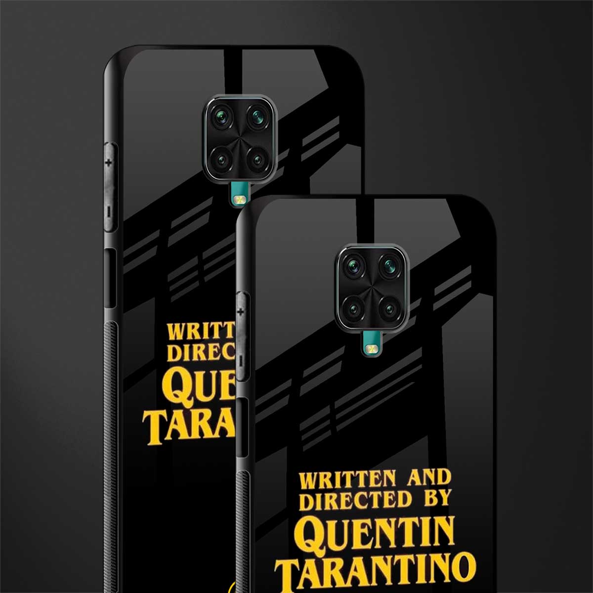 quentin tarantino glass case for redmi note 9 pro image-2