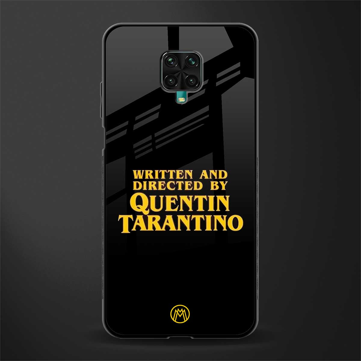 quentin tarantino glass case for redmi note 9 pro image