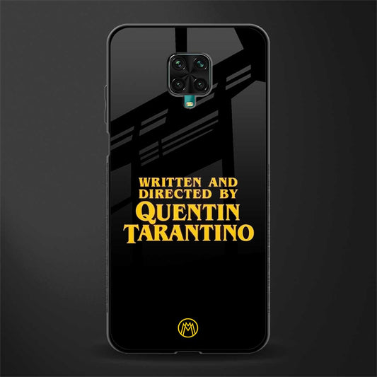 quentin tarantino glass case for redmi note 9 pro image