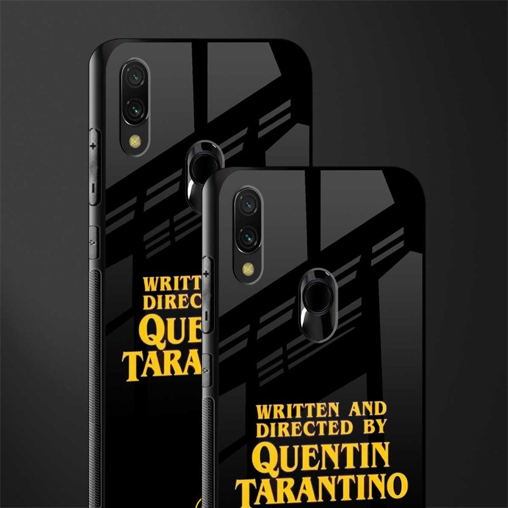 quentin tarantino glass case for redmi note 7s image-2