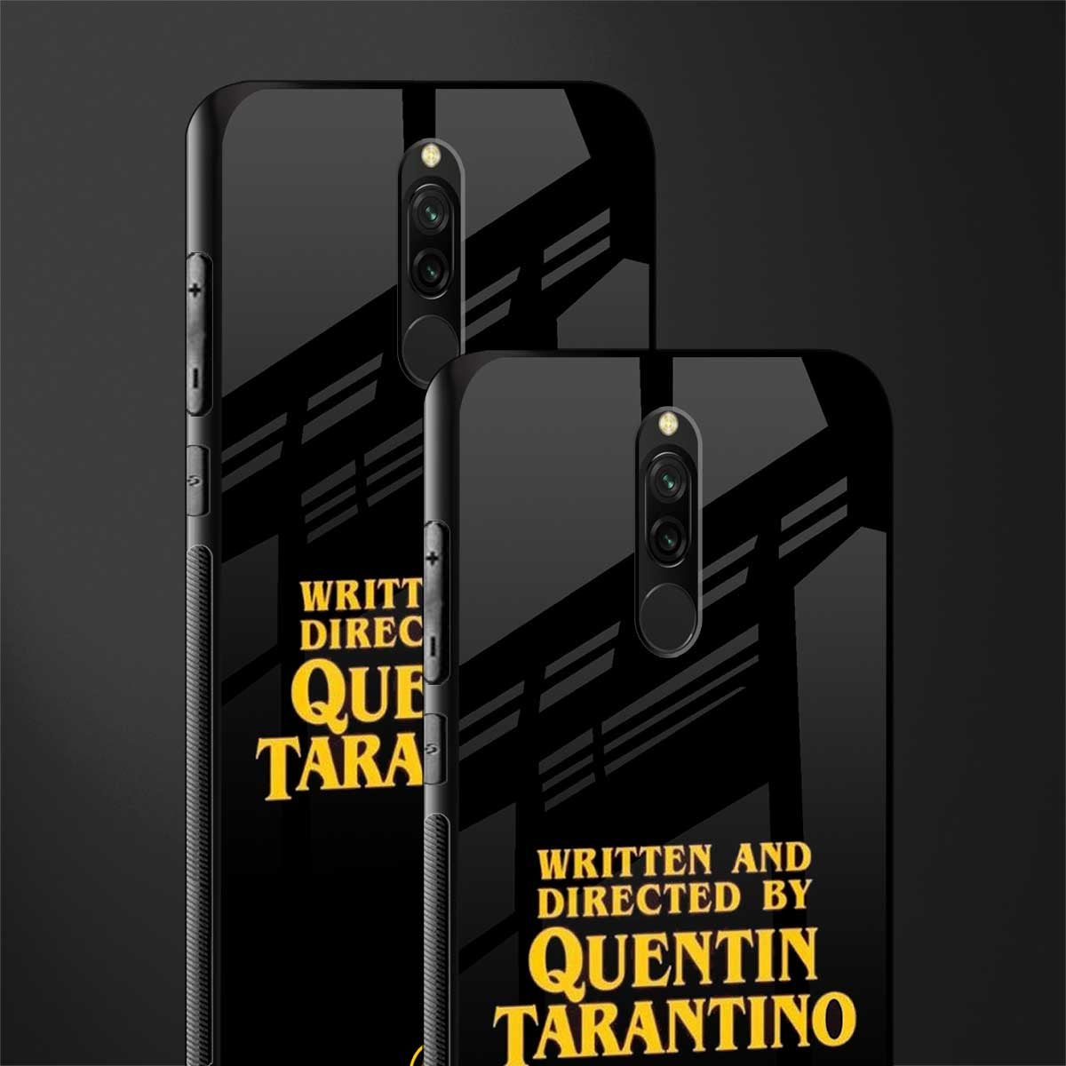 quentin tarantino glass case for redmi 8 image-2