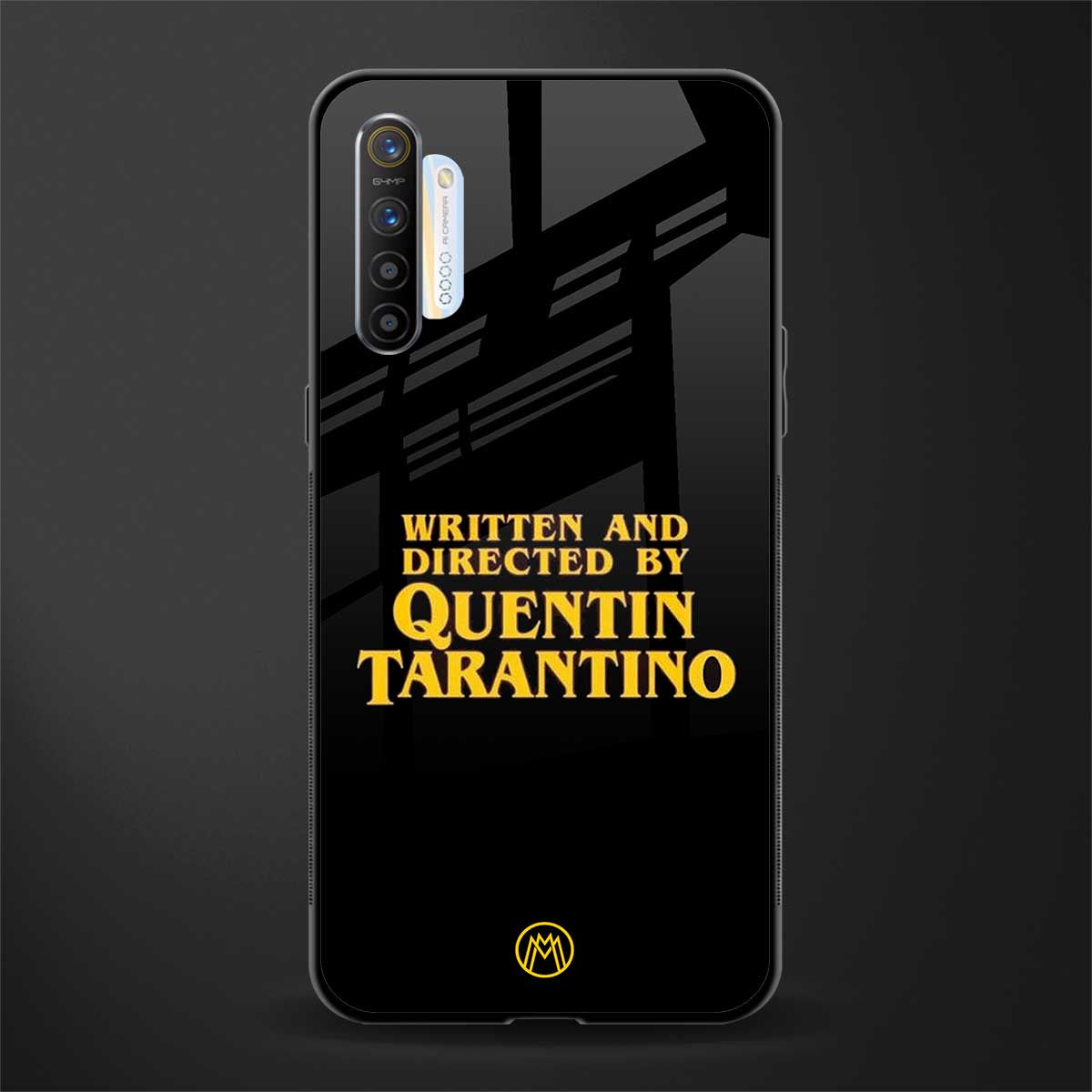 quentin tarantino glass case for realme x2 image