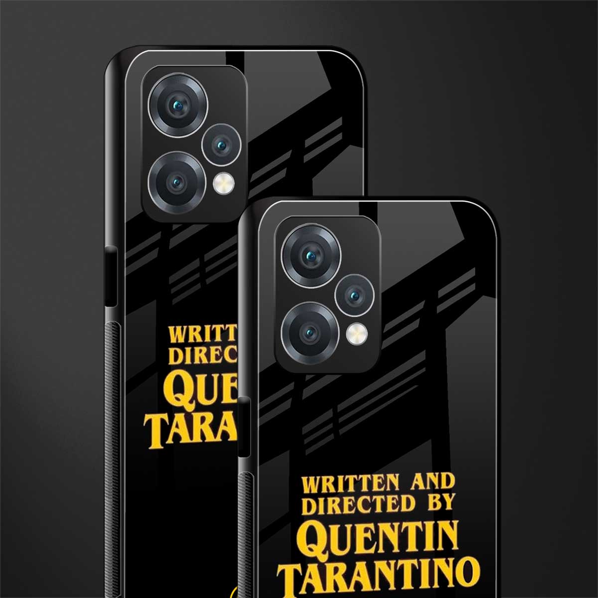 quentin tarantino back phone cover | glass case for realme 9 pro 5g