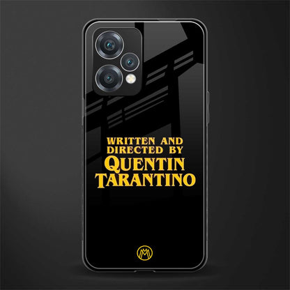 quentin tarantino back phone cover | glass case for realme 9 pro 5g