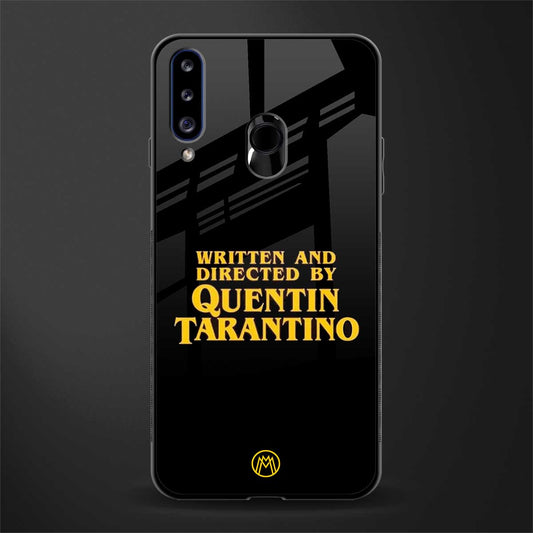 quentin tarantino glass case for samsung galaxy a20s image