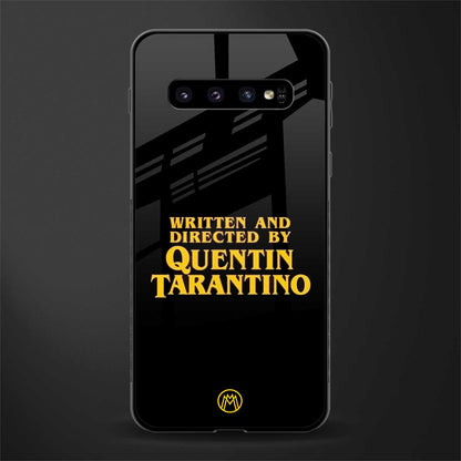 quentin tarantino glass case for samsung galaxy s10 image