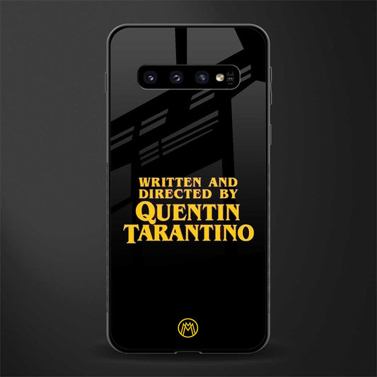 quentin tarantino glass case for samsung galaxy s10 plus image