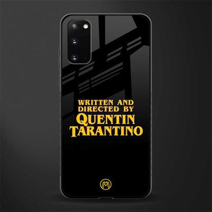 quentin tarantino glass case for samsung galaxy s20 image