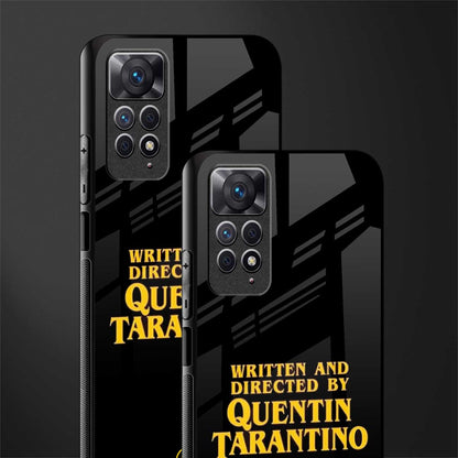quentin tarantino glass case for redmi note 11s image-2