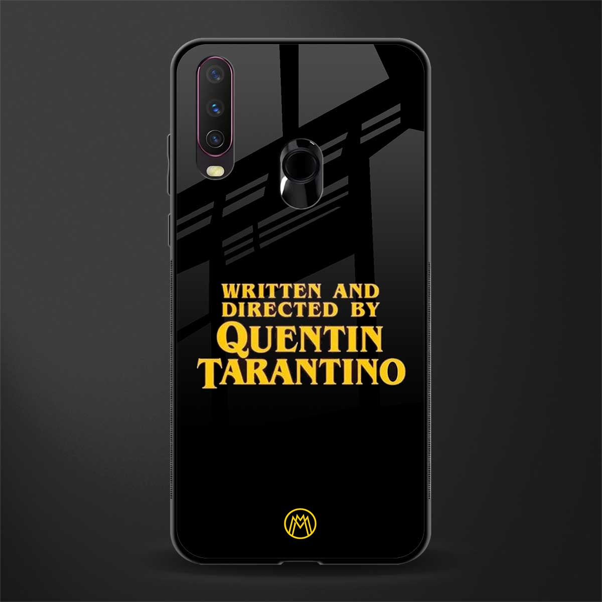 quentin tarantino glass case for vivo y12 image