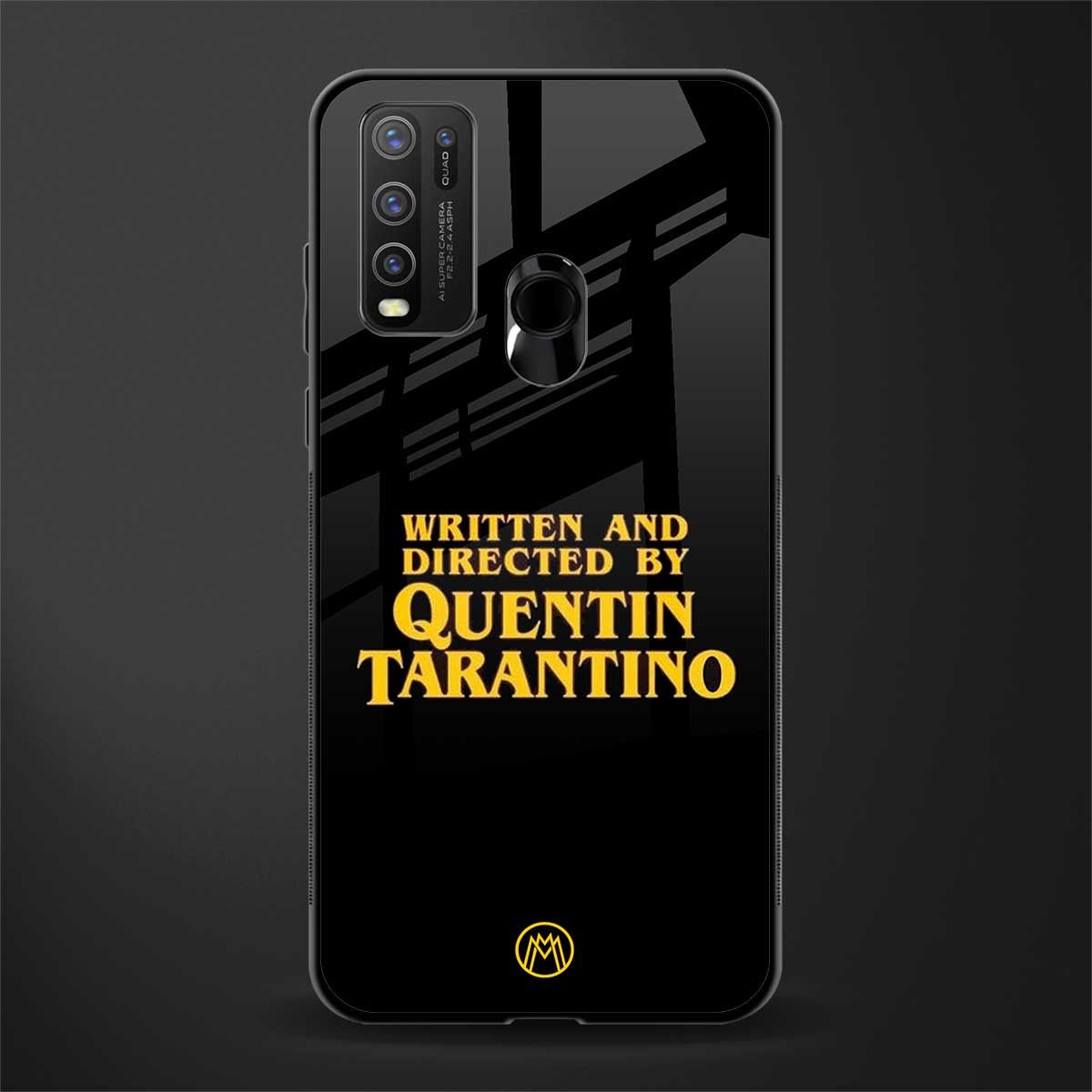 quentin tarantino glass case for vivo y30 image