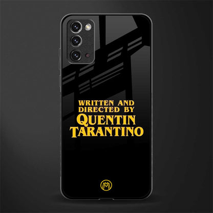 quentin tarantino glass case for samsung galaxy note 20 image