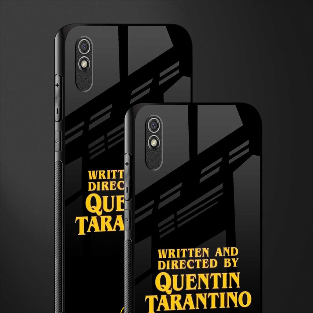 quentin tarantino glass case for redmi 9a image-2