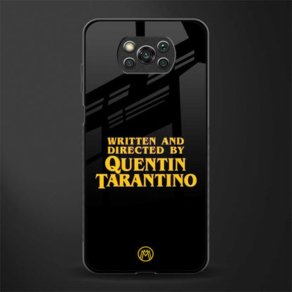 quentin tarantino glass case for poco x3 pro image