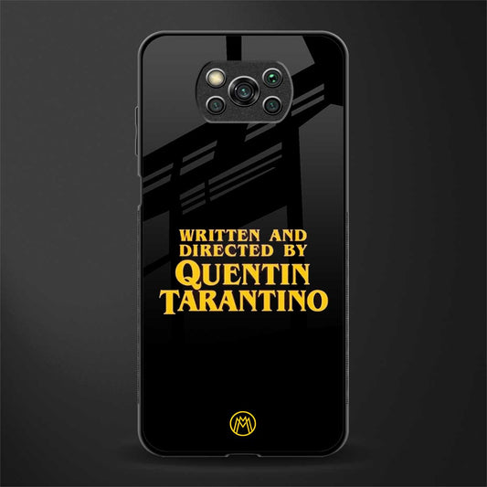 quentin tarantino glass case for poco x3 pro image