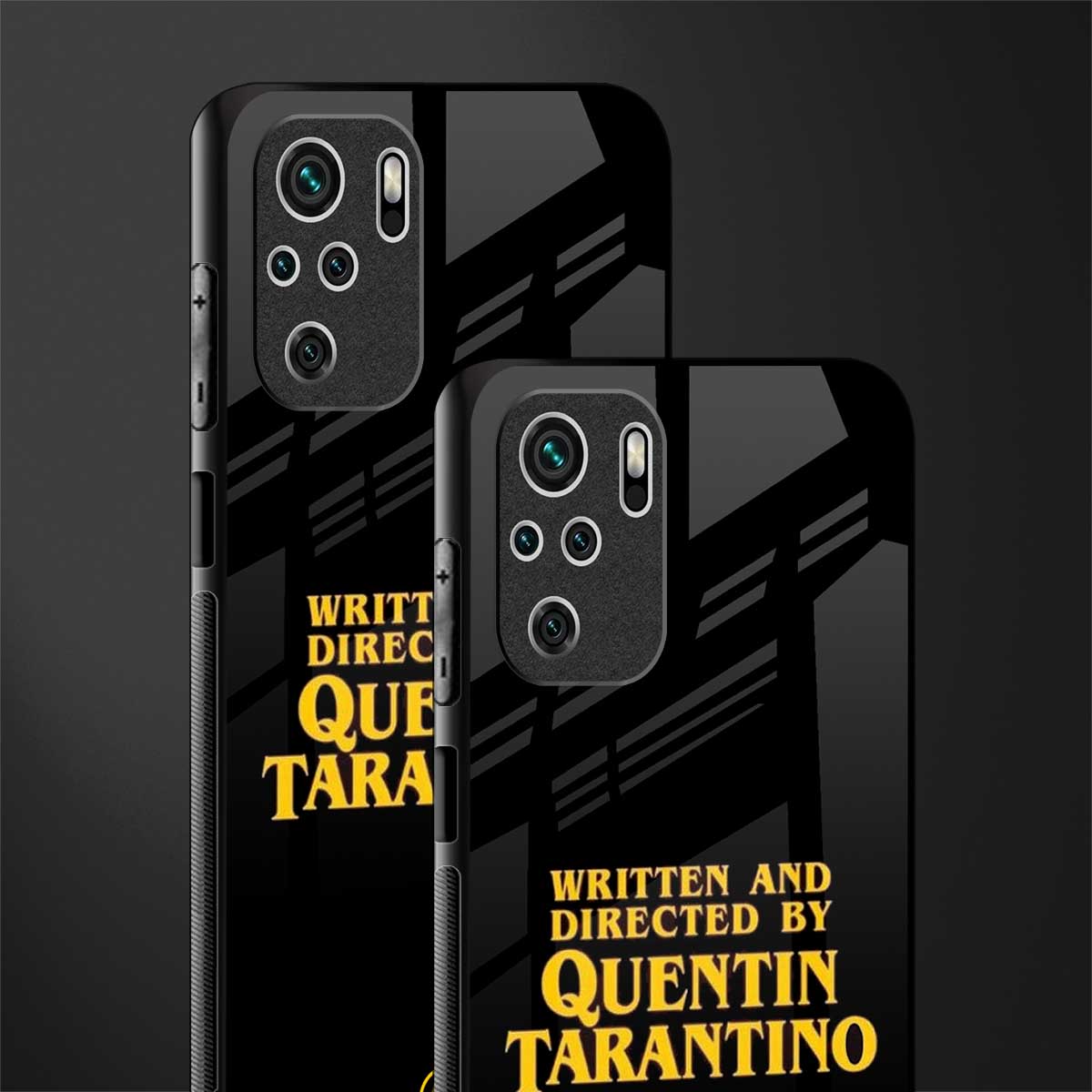 quentin tarantino glass case for redmi note 10s image-2