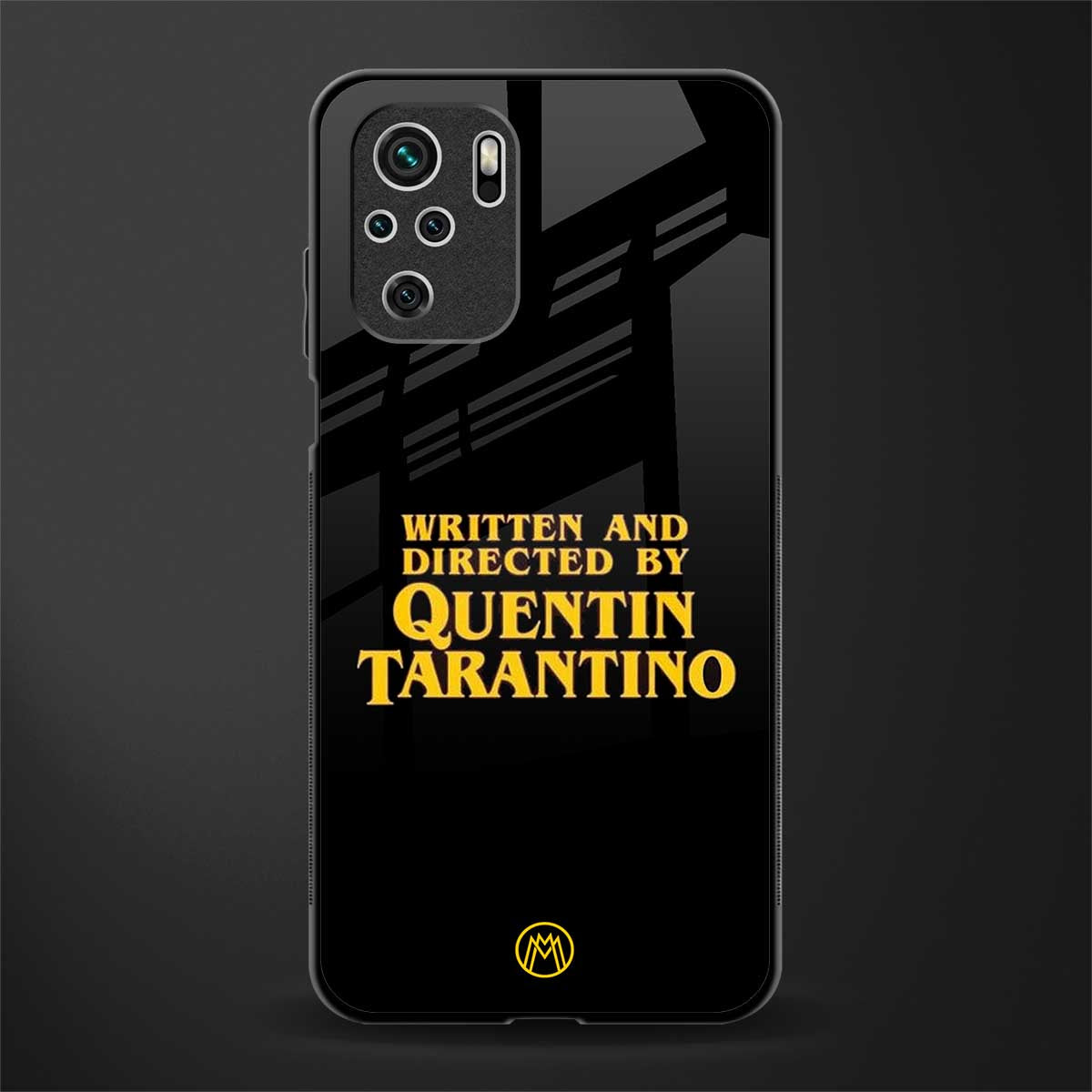 quentin tarantino glass case for redmi note 10s image