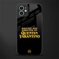 quentin tarantino glass case for iphone 12 mini image