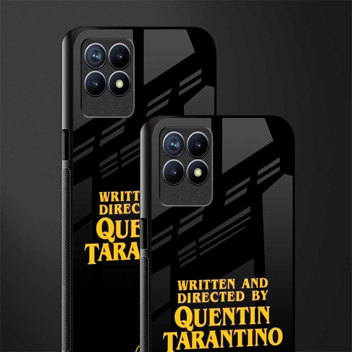 quentin tarantino glass case for realme 8i image-2