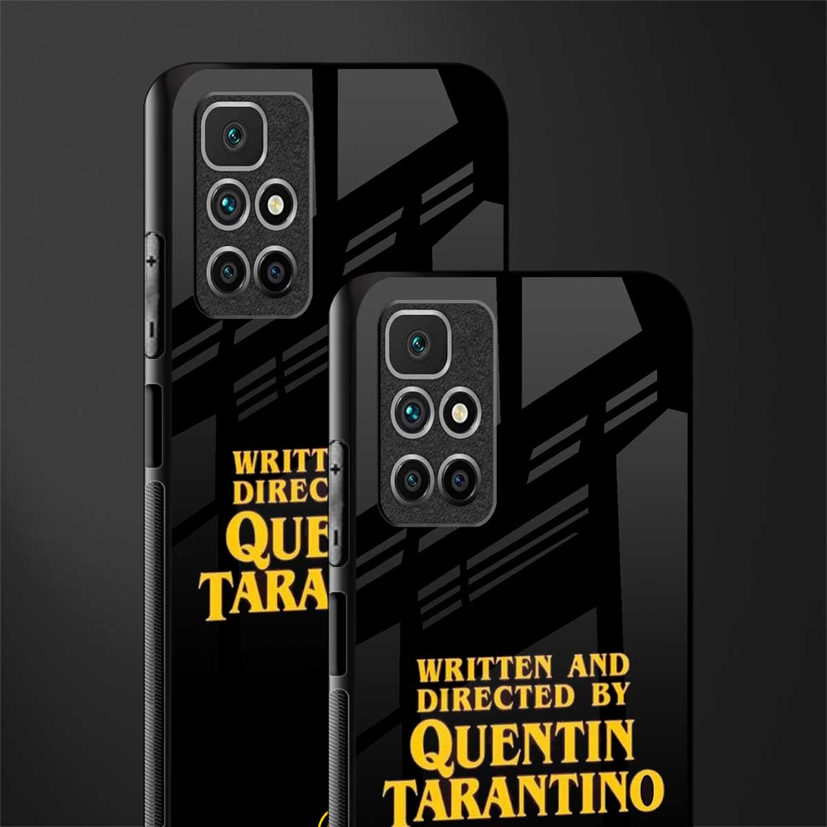 quentin tarantino glass case for redmi 10 prime image-2