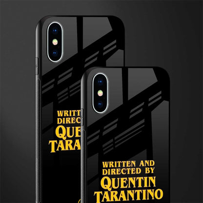 quentin tarantino glass case for iphone xs image-2