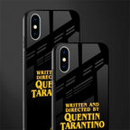 quentin tarantino glass case for iphone x image-2