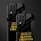 quentin tarantino back phone cover | glass case for samsung galaxy m33 5g