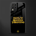 quentin tarantino back phone cover | glass case for samsung galaxy m33 5g