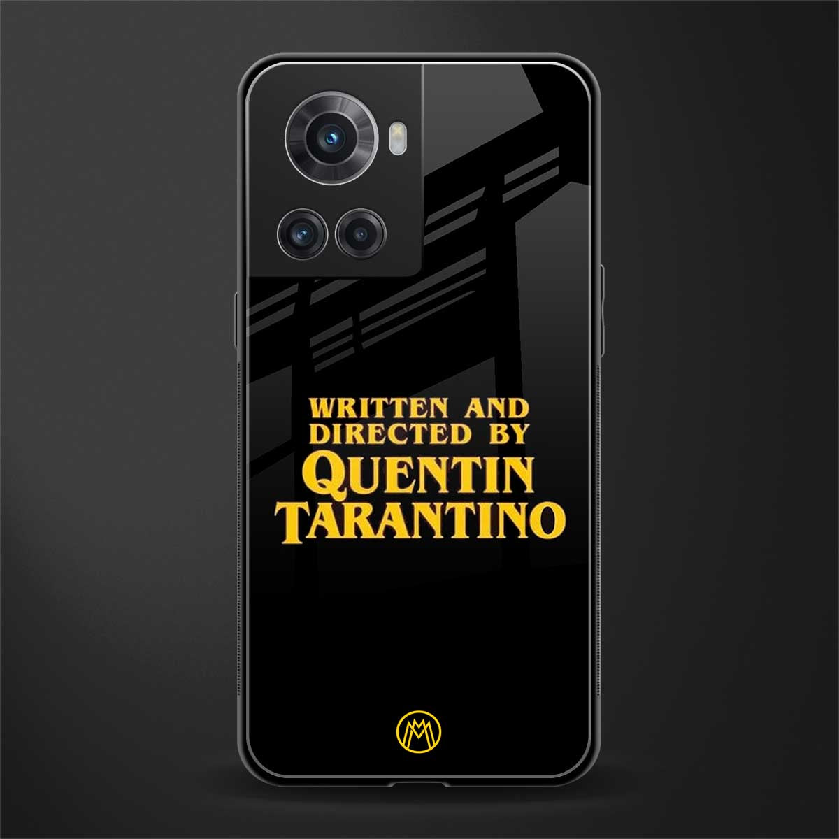 quentin tarantino back phone cover | glass case for oneplus 10r 5g