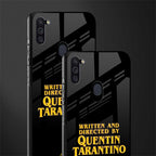 quentin tarantino glass case for samsung a11 image-2