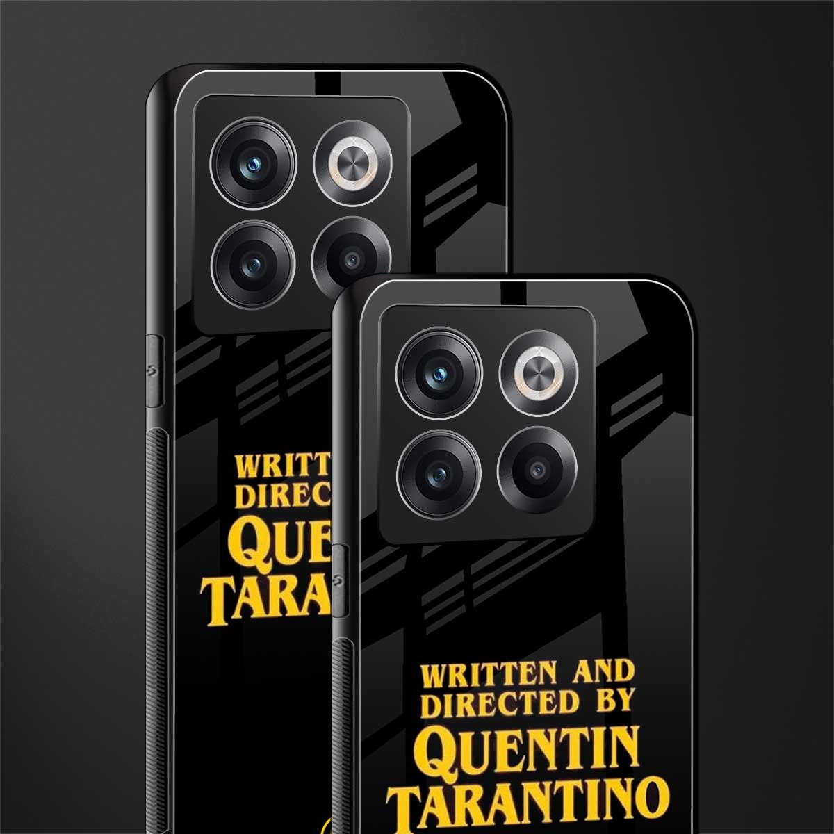 quentin tarantino back phone cover | glass case for oneplus 10t