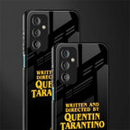 quentin tarantino back phone cover | glass case for samsung galaxy f23 5g