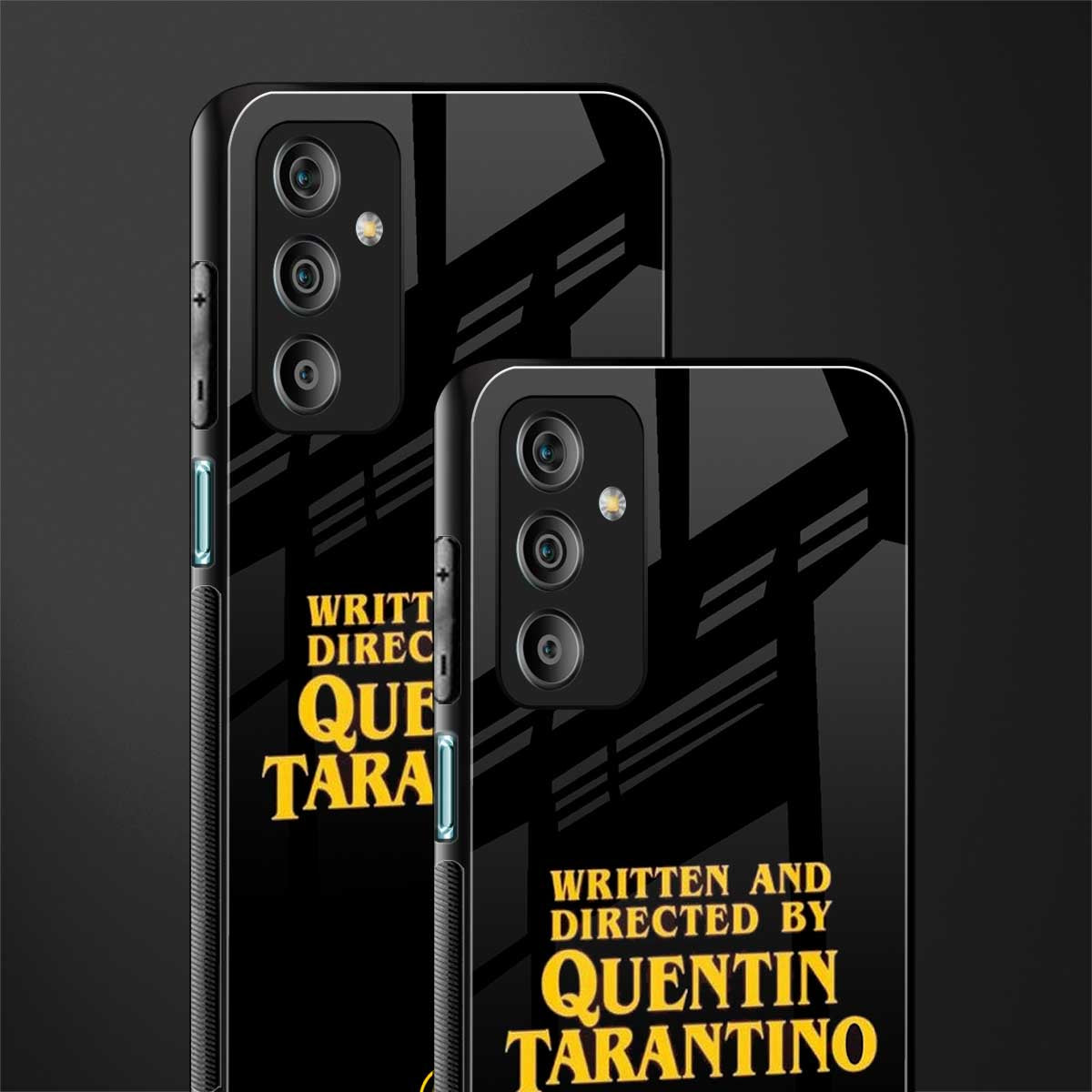 quentin tarantino back phone cover | glass case for samsung galaxy f23 5g