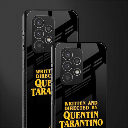 quentin tarantino back phone cover | glass case for samsung galaxy a33 5g