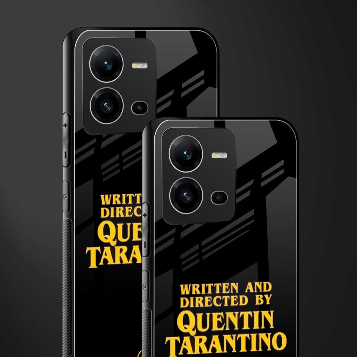 quentin tarantino back phone cover | glass case for vivo v25-5g