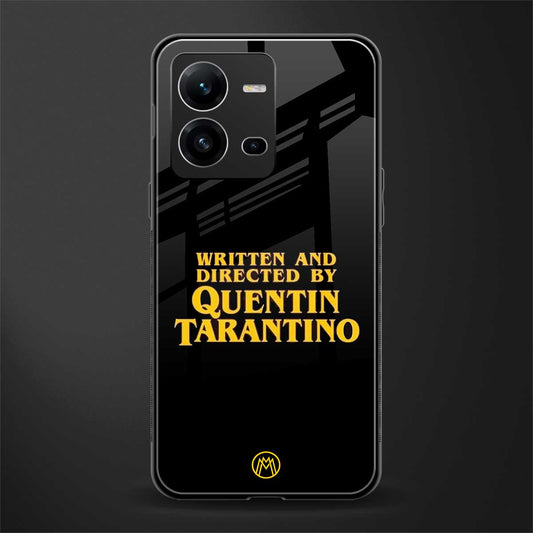 quentin tarantino back phone cover | glass case for vivo v25-5g