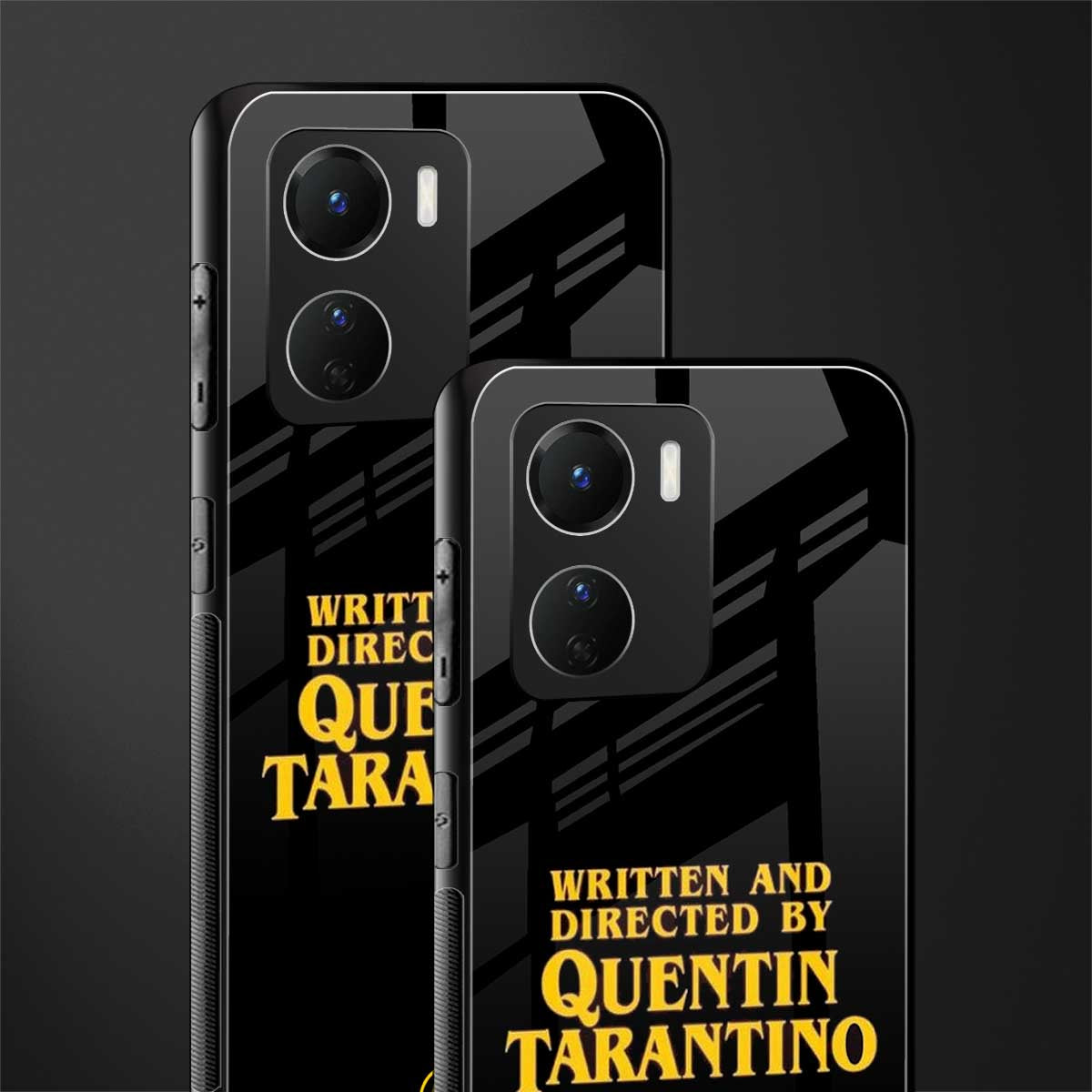 quentin tarantino back phone cover | glass case for vivo y16