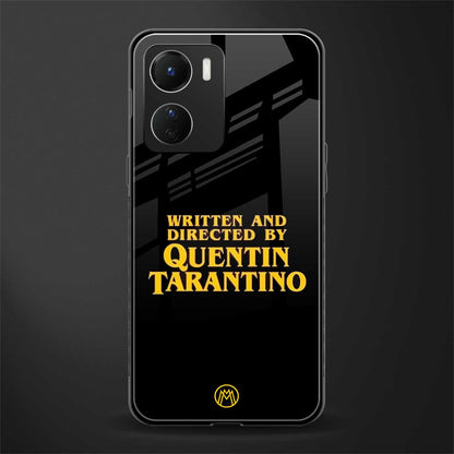 quentin tarantino back phone cover | glass case for vivo y16