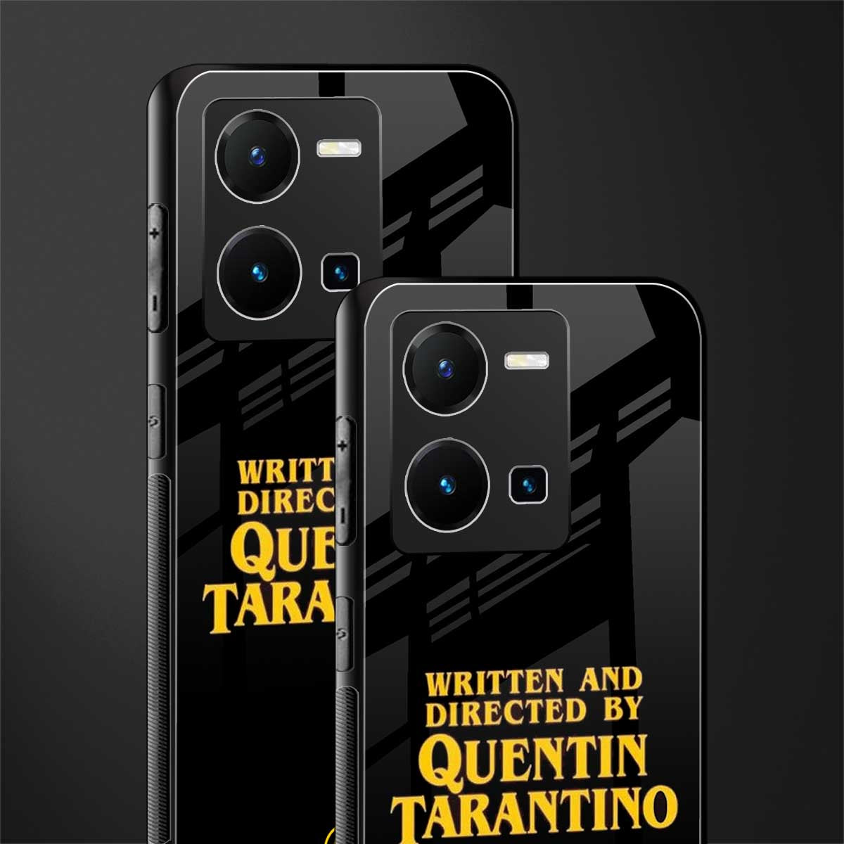 quentin tarantino back phone cover | glass case for vivo y35 4g