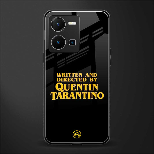 quentin tarantino back phone cover | glass case for vivo y35 4g