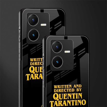 quentin tarantino back phone cover | glass case for vivo y22