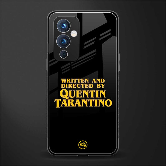 quentin tarantino back phone cover | glass case for oneplus 9