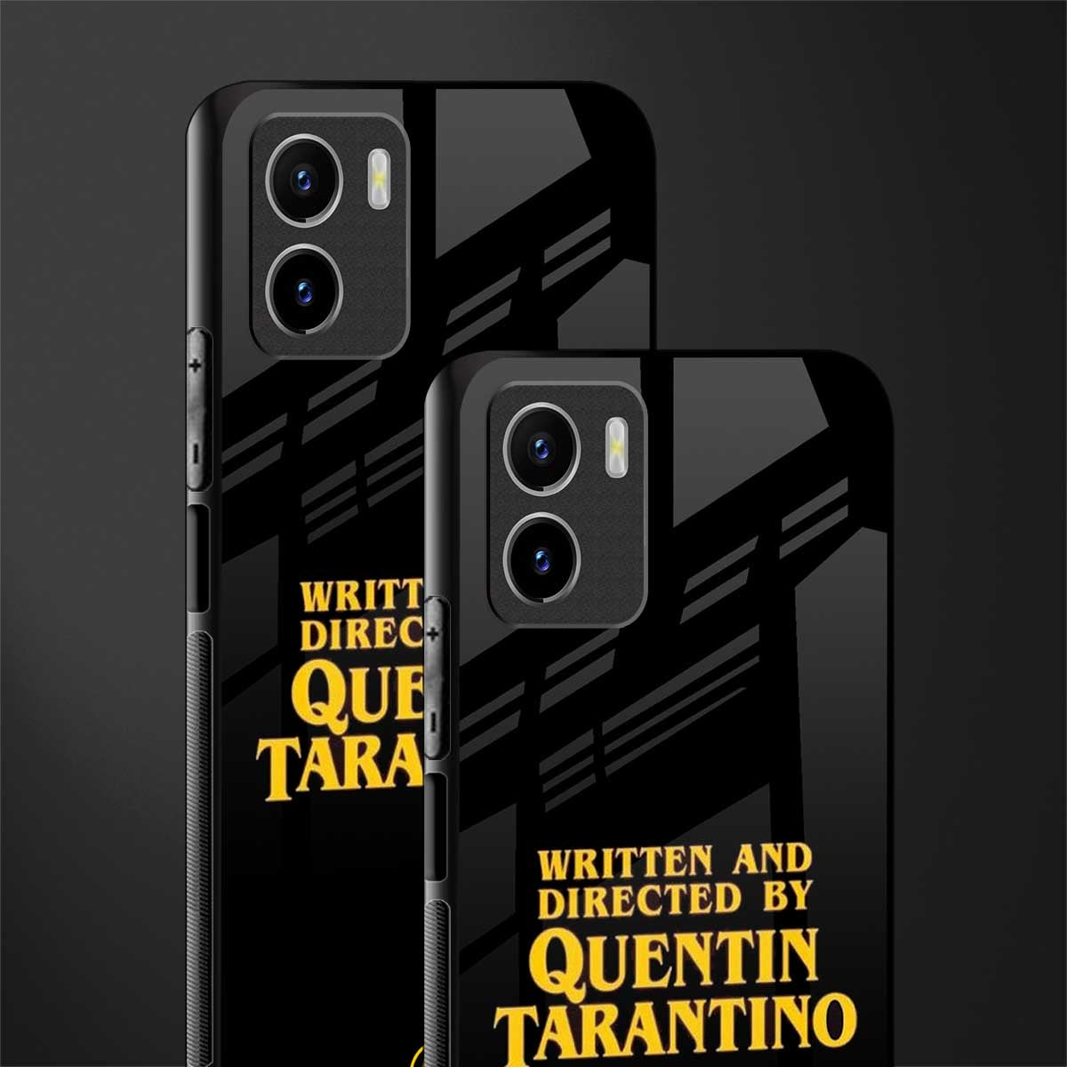 quentin tarantino back phone cover | glass case for vivo y72
