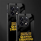 quentin tarantino back phone cover | glass case for oneplus 11