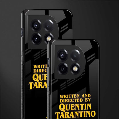 quentin tarantino back phone cover | glass case for oneplus 11