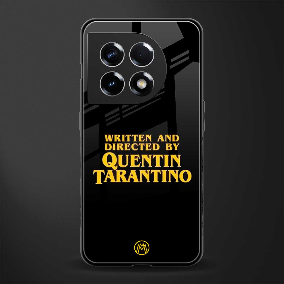 quentin tarantino back phone cover | glass case for oneplus 11