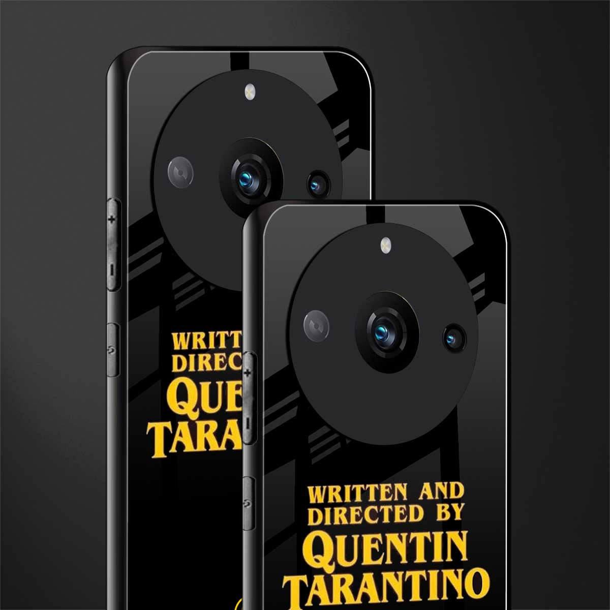 quentin tarantino back phone cover | glass case for realme 11 pro 5g