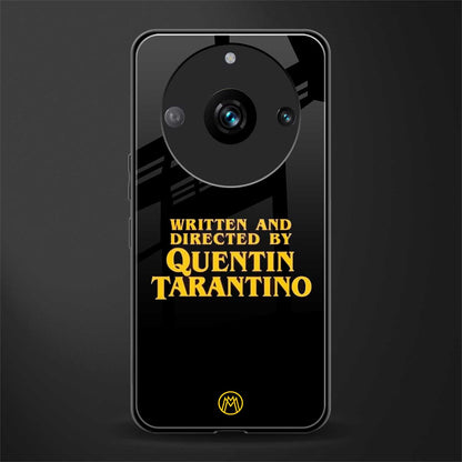 quentin tarantino back phone cover | glass case for realme 11 pro 5g