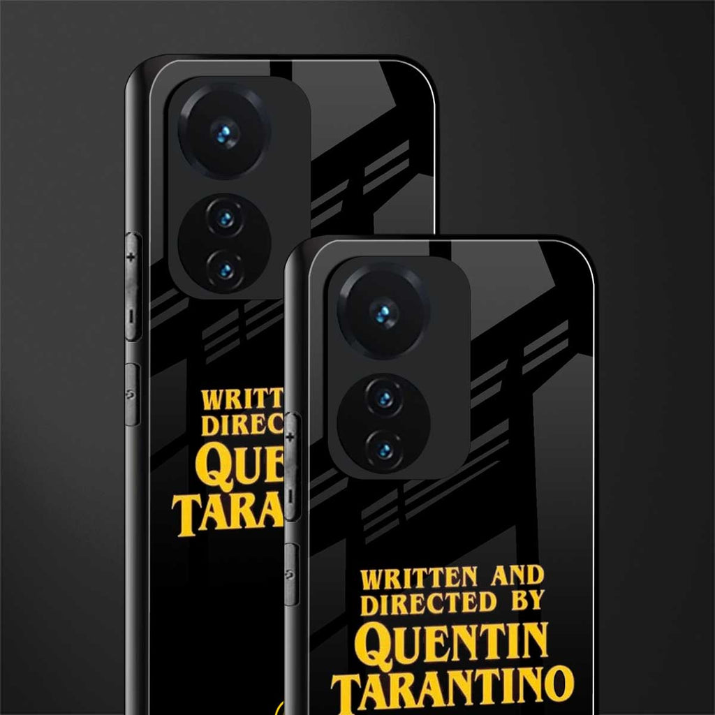 quentin tarantino back phone cover | glass case for vivo t1 44w 4g