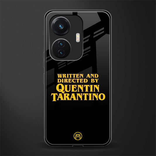 quentin tarantino back phone cover | glass case for vivo t1 44w 4g